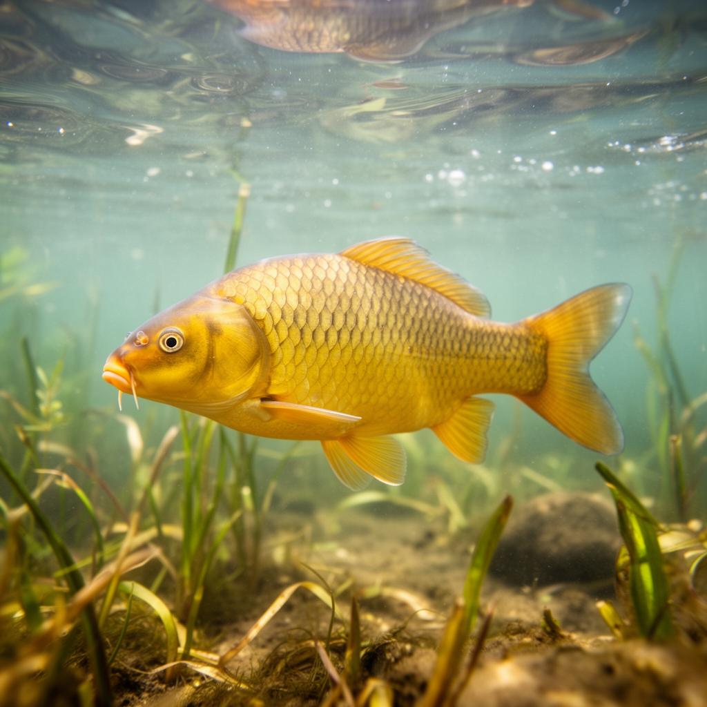 Золотий линь — ідеальний донний мешканець ставка